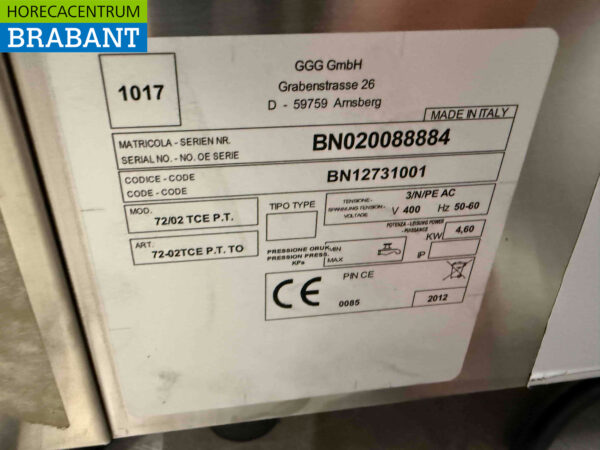 RVS Olis 2 pits elektrisch fornuis kookplaat 40 cm 400V Horeca - Afbeelding 5