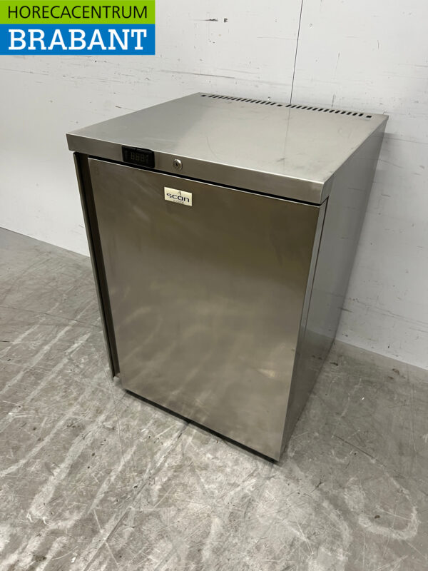 Scancool RVS Vrieskast Vriezer 115 liter 230V Horeca - Afbeelding 2