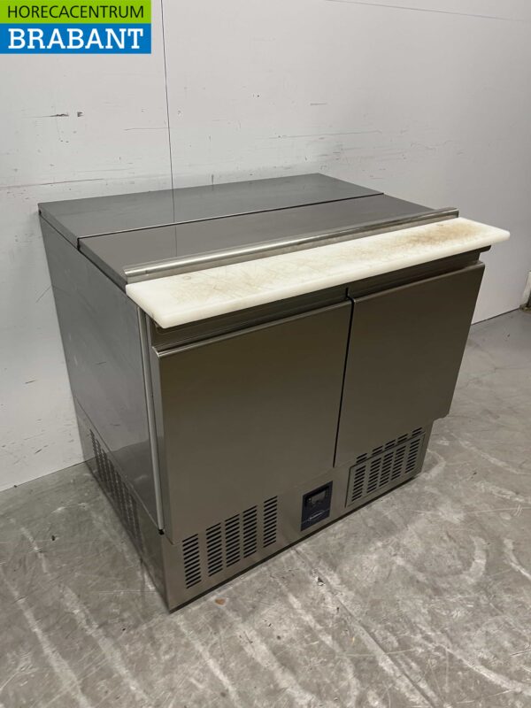 RVS Rubbens Koelwerkbank Saladette 2 deuren 88 cm 230V Horeca - Afbeelding 3