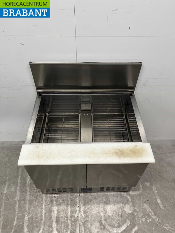 RVS Rubbens Koelwerkbank Saladette 2 deuren 88 cm 230V Horeca - Afbeelding 5
