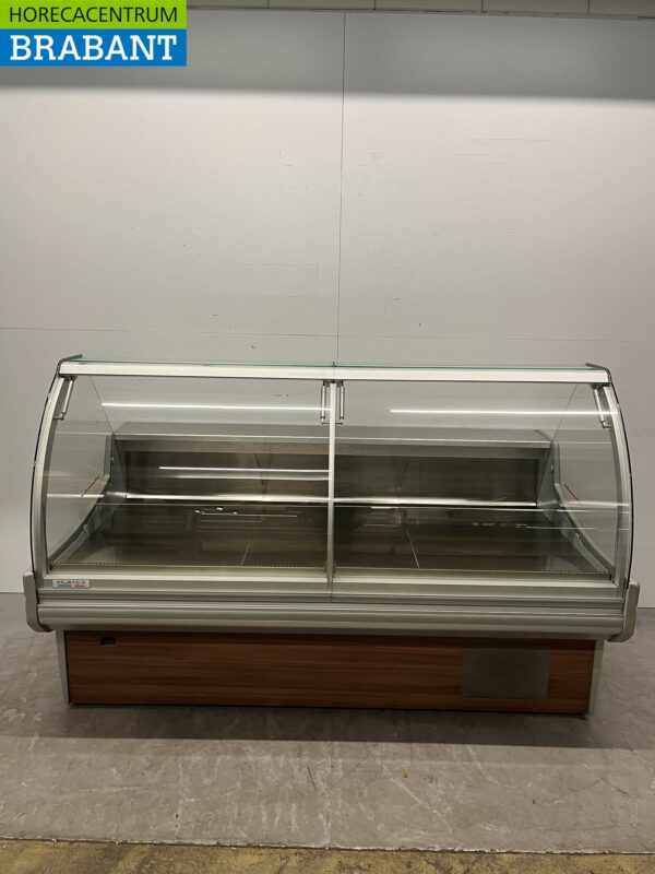 Koelvitrine Snackvitrine Gekoelde vitrine 194 cm 230V Cafetaria Friettent