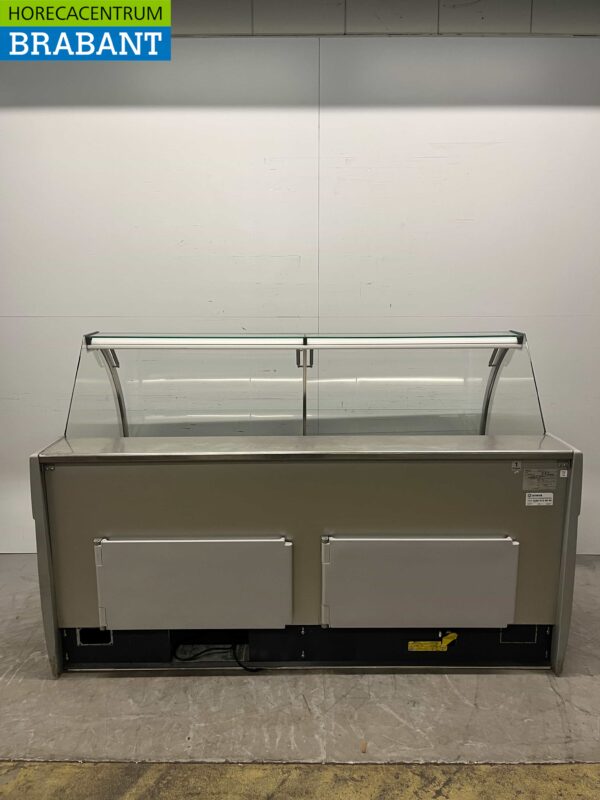 Koelvitrine Snackvitrine Gekoelde vitrine 194 cm 230V Cafetaria Friettent - Afbeelding 4
