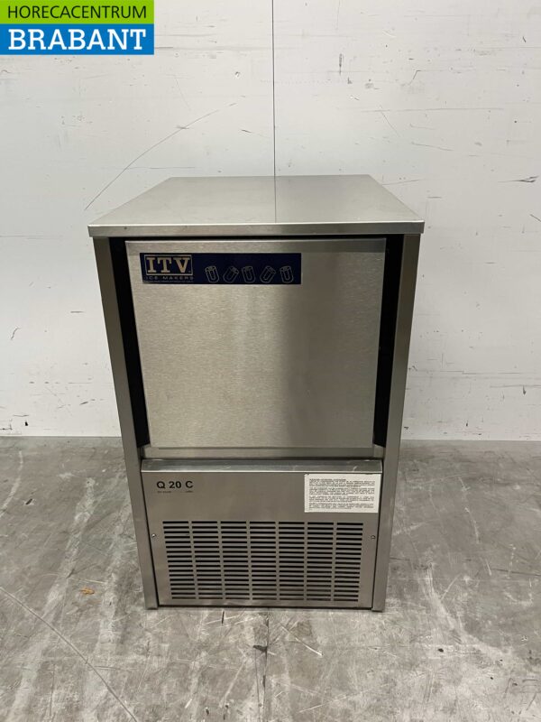 RVS ITV Quasar ijsblokjesmachine ijsklontjesmachine 22 kg p/d 230V Horeca