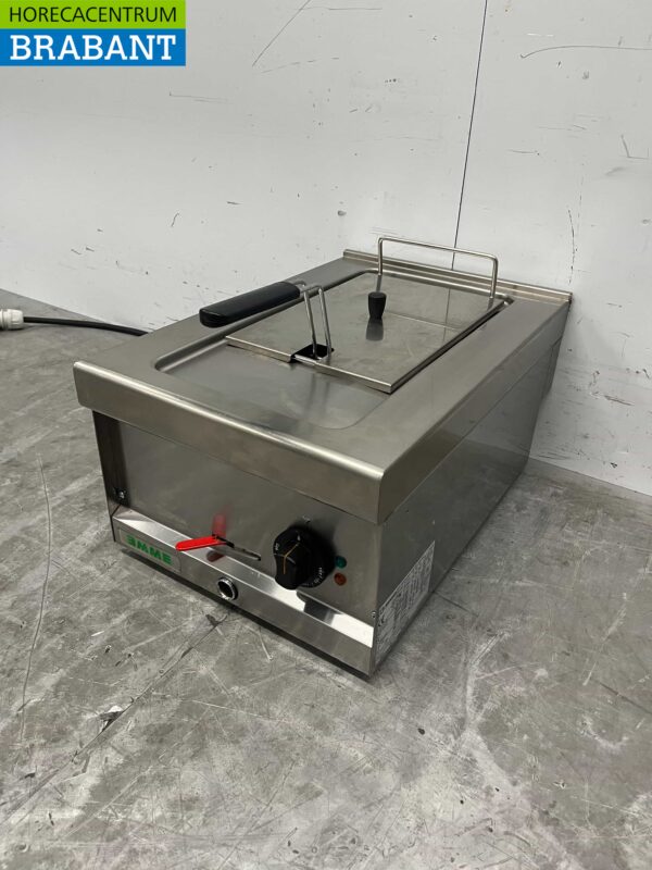 RVS Friteuse frituur 8 liter 400V Horeca - Afbeelding 2