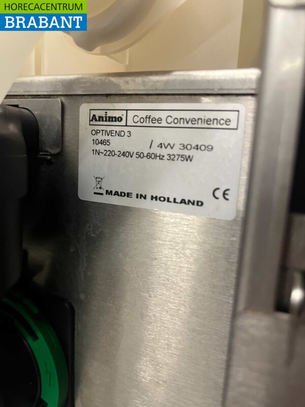 Animo Optivend 3 Koffiemachine Koffieautomaat 230V Horeca - Afbeelding 5