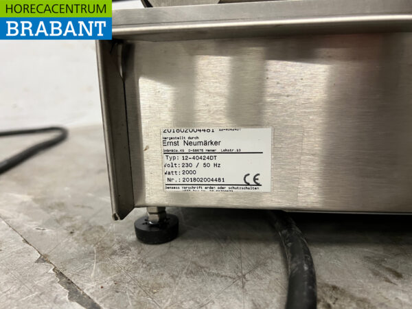 Neumarker Bubbel Bubble Wafelijzer Wafels 230V Horeca - Afbeelding 6