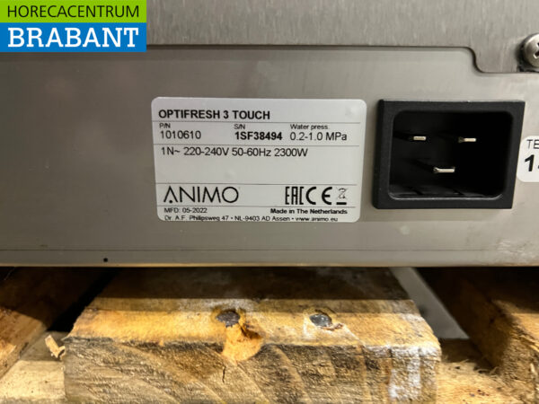 Animo OptiFresh 3 Touch Koffiemachine Koffieautomaat 230V Horeca - Afbeelding 7