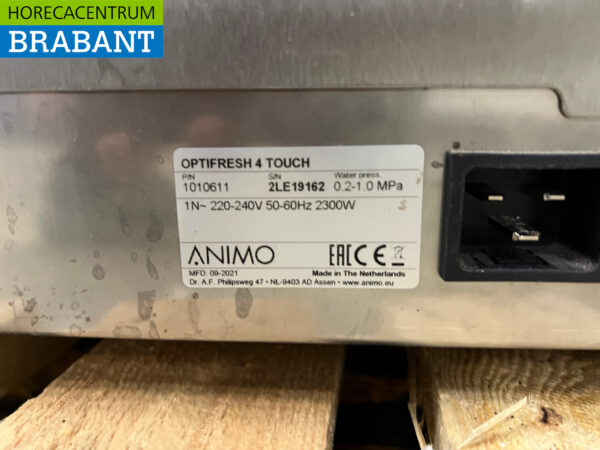 Animo OptiFresh 4 Touch Koffiemachine Koffieautomaat 230V Horeca - Afbeelding 7