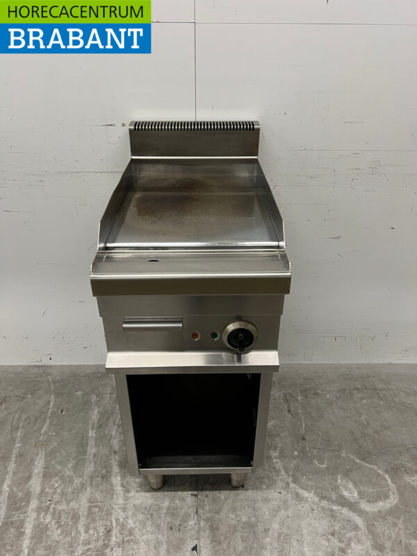 RVS Bakplaat Glad 40 cm 400V Horeca