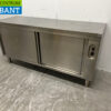 RVS Warmhoudkast Bordenwarmhoudkast 2 schuifdeuren 180 cm Horeca - Afbeelding 2