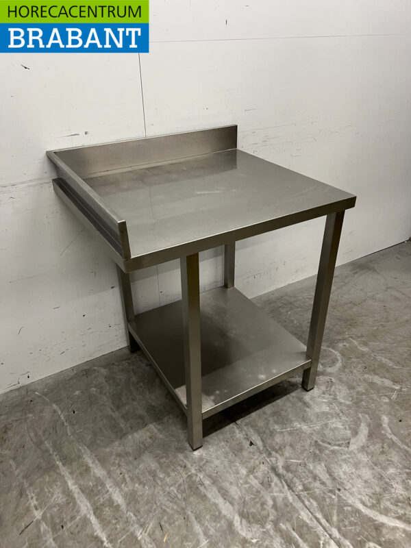 RVS Werktafel Tafel 80 x 70 x 88,5 cm Horeca - Afbeelding 3