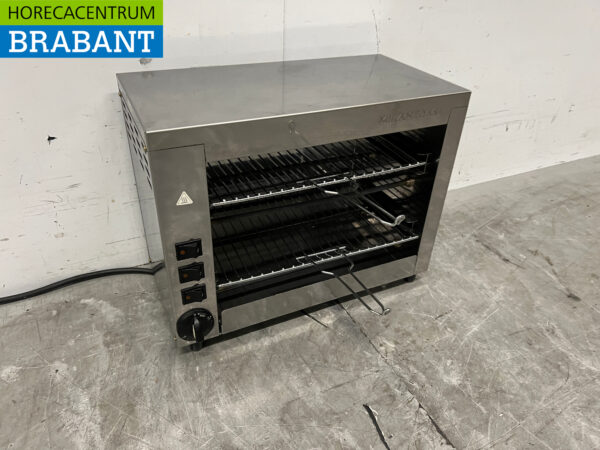 RVS Milan Toast Salamander Toaster 44 cm 230V Horeca - Afbeelding 3