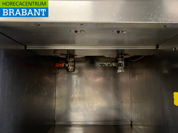 RVS Dubbele Friteuse frituur 2 x 14 liter 400V Horeca - Afbeelding 5