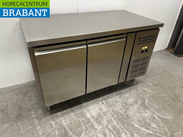 RVS Pelican Koelwerkbank 2 deuren 136 cm 230V Horeca - Afbeelding 3