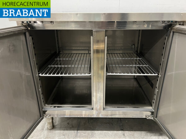 RVS Pelican Koelwerkbank 2 deuren 136 cm 230V Horeca - Afbeelding 4