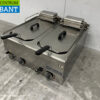 RVS Metos Dubbele Friteuse frituur 2 x 10 liter 400V Horeca - Afbeelding 2