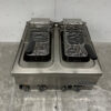 RVS Metos Dubbele Friteuse frituur 2 x 10 liter 400V Horeca - Afbeelding 4