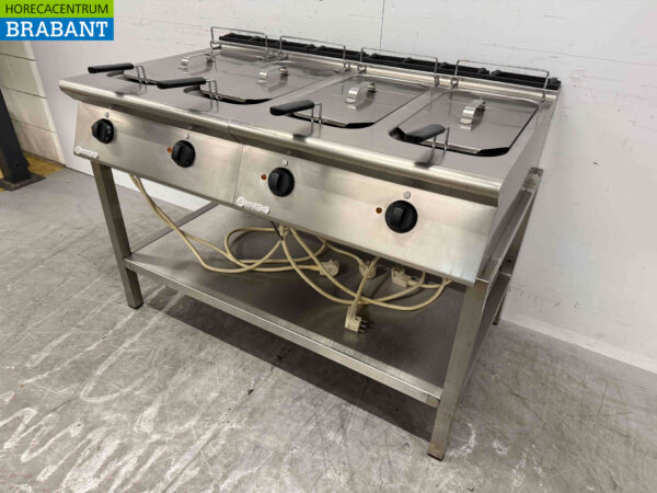 RVS Mareno Twee Dubbele Friteuse frituur 4 x 10 liter 400V Horeca - Afbeelding 3