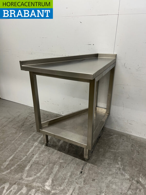 RVS Werktafel Tafel 65/20,5 x 73 x 91 cm Horeca - Afbeelding 2