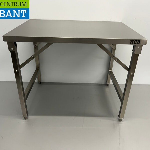 RVS Inklapbare Werktafel Tafel 100 x 70 x 85 cm Horeca