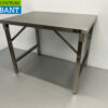 RVS Inklapbare Werktafel Tafel 100 x 70 x 85 cm Horeca - Afbeelding 2