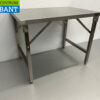 RVS Inklapbare Werktafel Tafel 100 x 70 x 85 cm Horeca - Afbeelding 3