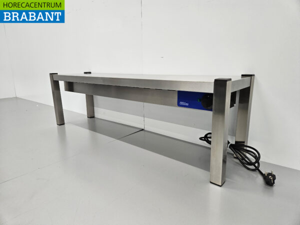 RVS Warmtebrug Warmhoudbrug Verwarmde Etagere Premium-line 120 cm Horeca - Afbeelding 2