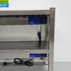 RVS Dubbele Warmtebrug Warmhoudbrug Verwarmde Etagere Premium-line 120 cm Horeca - Afbeelding 5