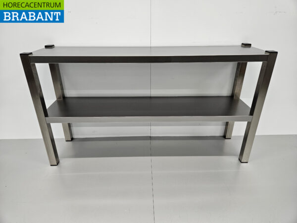 RVS HCB Dubbele Etagère Brug Premium-line 120 cm Horeca