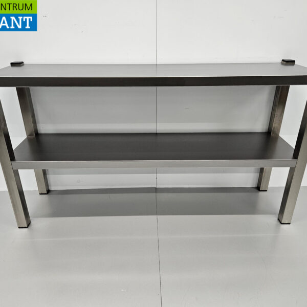 RVS HCB Dubbele Etagère Brug Premium-line 120 cm Horeca