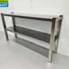 RVS HCB Dubbele Etagère Brug Premium-line 120 cm Horeca - Afbeelding 3
