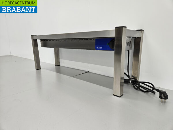RVS Warmtebrug Warmhoudbrug Verwarmde Etagere Premium-line 100 cm Horeca - Afbeelding 2
