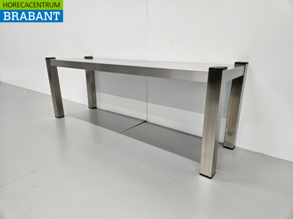 RVS HCB Etagère Brug Premium-line 100 cm Horeca - Afbeelding 2