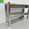 RVS Dubbele Warmtebrug Warmhoudbrug Verwarmde Etagere Premium-line 100 cm Horeca - Afbeelding 3