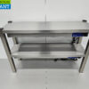 RVS Dubbele Warmtebrug Warmhoudbrug Verwarmde Etagere Premium-line 100 cm Horeca - Afbeelding 4