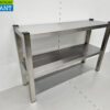 RVS HCB Dubbele Etagère Brug Premium-line 100 cm Horeca - Afbeelding 3