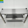 RVS HCB Dubbele Etagère Brug Premium-line 100 cm Horeca - Afbeelding 4