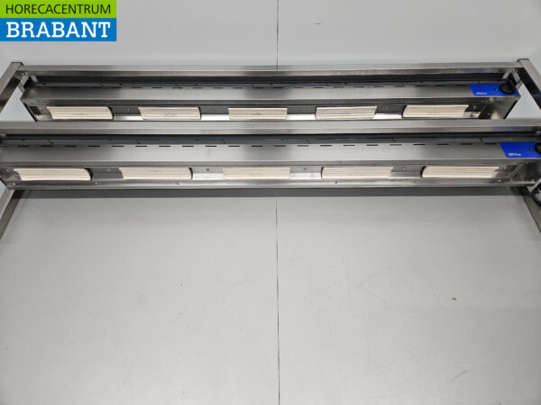 RVS Dubbele Warmtebrug Warmhoudbrug Verwarmde Etagere Premium-line 200 cm Horeca - Afbeelding 5