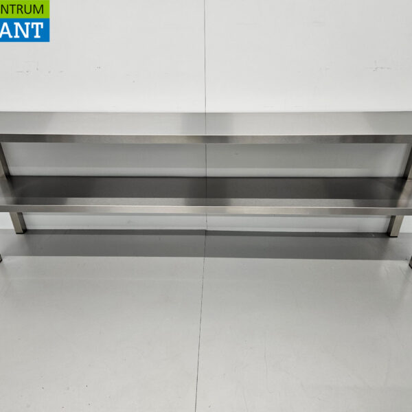 RVS HCB Dubbele Etagère Brug Premium-line 200 cm Horeca