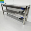 RVS Dubbele Warmtebrug Warmhoudbrug Verwarmde Etagere Premium-line 140 cm Horeca - Afbeelding 2