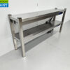RVS Dubbele Warmtebrug Warmhoudbrug Verwarmde Etagere Premium-line 140 cm Horeca - Afbeelding 3