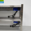 RVS Dubbele Warmtebrug Warmhoudbrug Verwarmde Etagere Premium-line 140 cm Horeca - Afbeelding 5