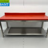 RVS Polyethyleen PE Snijtafel Werktafel Premium-line 200 cm Horeca Slagerij