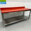 RVS Polyethyleen PE Snijtafel Werktafel Premium-line 200 cm Horeca Slagerij - Afbeelding 3