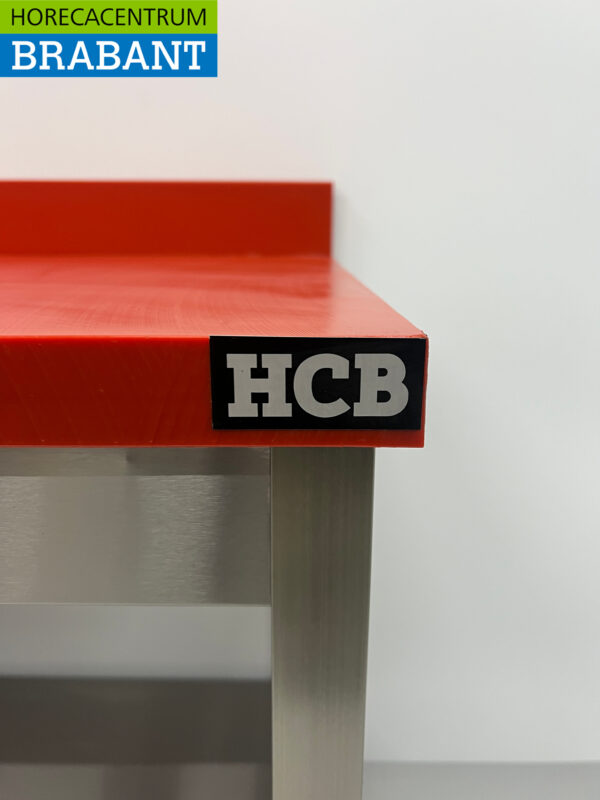 RVS Polyethyleen PE Snijtafel Werktafel Premium-line 200 cm Horeca Slagerij - Afbeelding 4
