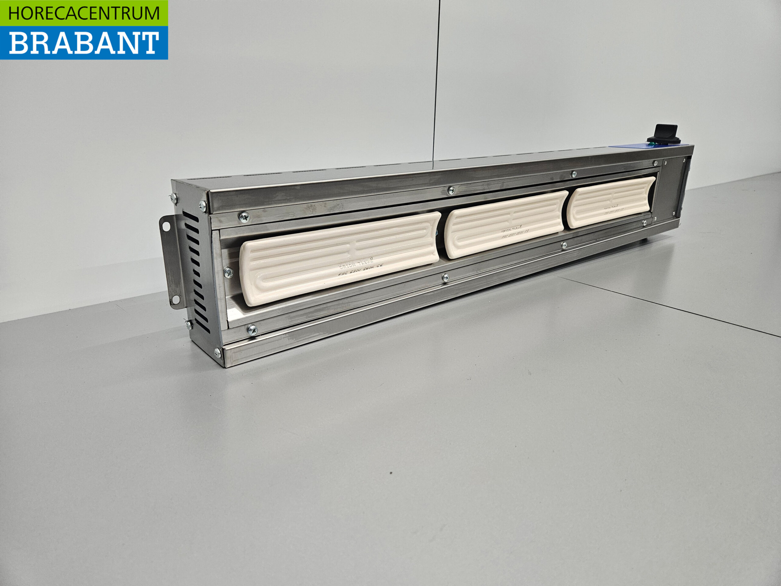 HCB RVS keramisch Warmte element Premium-line 100 cm Horeca - Afbeelding 3