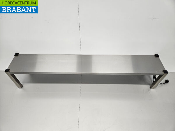 RVS Warmtebrug Warmhoudbrug Verwarmde etagère Premium-line 180 cm Horeca - Afbeelding 4