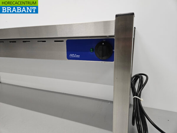 RVS Warmtebrug Warmhoudbrug Verwarmde etagère Premium-line 180 cm Horeca - Afbeelding 5