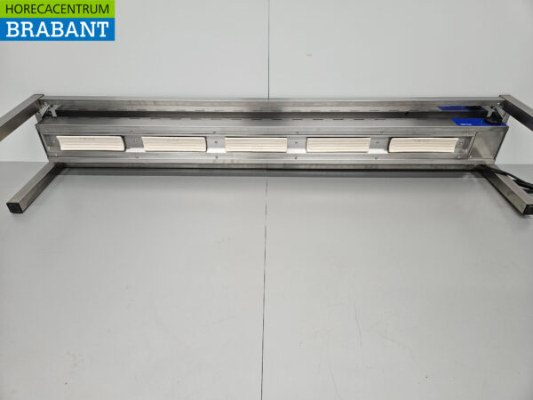 RVS Warmtebrug Warmhoudbrug Verwarmde etagère Premium-line 180 cm Horeca - Afbeelding 6
