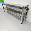 RVS Dubbele Warmtebrug Warmhoudbrug Verwarmde etagère Premium-line 180 cm Horeca - Afbeelding 2